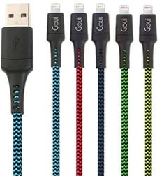 كابل لايتنينج  8PIN TOUGH LINE  من جوي للأيفون الطول 1.5م