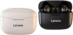 سماعات أذن لاسلكية أصلية من Lenovo XT90 TWS مزودة بتقنية البلوتوث 5.0 مع جهاز ستريو مزدوج للحد من الضوضاء مع إمكانية التحكم في الضوضاء