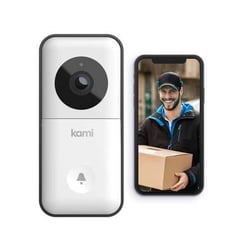  جرس الباب بكاميرا جرس باب ذكي المنزل الذكي اللاسلكي IP 65 مانعة لتسرب الماء كشف الوجه كاميرا مراقبة أي بي واي فاي 