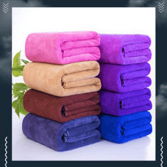 درزن 12 منشفة استحمام دي روسا فائقة الإمتصاص ألوان