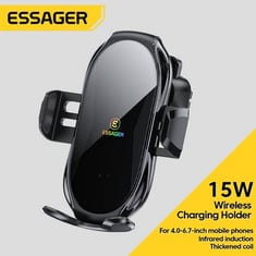 ESSAGER 15W Premium Electric Wireless Charger Bracket