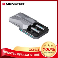 Monster Original XKT11 TWS Earphones Wireless Bluetooth 5.2 Earbuds Sport Gamer Headphones Noise Reduction Headset With Mic