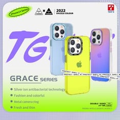 TGVIS Cover iphone14 iphone14plus iphone14pro iPhone14 Pro Max Case Grace Series Neon
