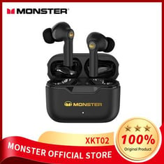 Monster Original XKT02 TWS Earphones Wireless Bluetooth 5.1 Headset HiFi 