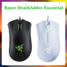 Razer Deathadder Mouse Mouse.6400DPI (أسود/أبيض)