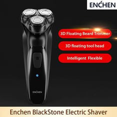 New Enchen Blackstone 3D Electric Shaver Razor Men Type-C Recaverable Shaver