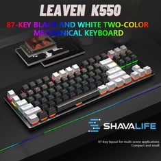 LEVEN K550/K620 لوحة مفاتيح الألعاب الميكانيكية