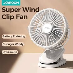 Joyroom Portable Clip Desk Fan Electric Fans Camping Rechargeable Table Mini Fan USB Outdoor Air Conditioner Home-appliance