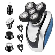 KEMEI Electric Shaver Razor for Men Bald Head Shaver 5 in 1 Kit Hair Clippers Nose Hair Trimmer, Hair Razor for a Perfect Bald Look, Cordless and Waterproof Quick USB Rechargeable