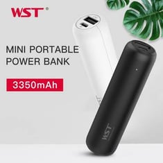 WST 3350mAh Mini Power Bank مع منفذ USB لجهاز iPhone Samsung Xiaomi Charge External Portable Protable Charger
