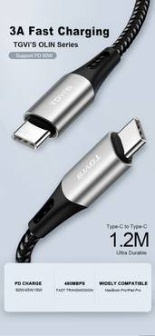 TGVIS OLIN Series  type-c to type-c  Data Cable