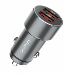 XIPIN 100W-Dual-Port Metal متوافق تمامًا مع شحن فائق السرعة 【ثنائي الاتجاه】