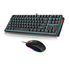 Motospeed 61 Keys Portable Wired USB Mechanical Keyboard 60% RGB