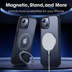 Mione Magnetic Ring Bracket Dazzling Color Skin Case Applicable to Yu iPhone Series