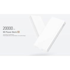 مبيعات فلاش ⭐ الأصلي Xiaomi Powerbank 20 000 مللي أمبير في الساعة شحنة طاقة مزدوجة / شاحن محمول / 3.7 فولت شحن