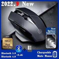اللاسلكي 2.4 جيجا هرتز الفئران الفئران الماوس 1600 نقطة في البوصة USB المتلقي البصري المتوافق 4.0 5.0 ألعاب الكمبيوتر الماوس