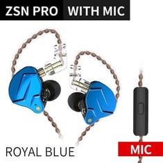 أحدث KZ ZSN Pro 1BA+1DD التكنولوجيا الهجينة HIFI Metal في سماعات الأذن باس سماعات الأذن الرياضية إلغاء سماعة الرأس ZS10 PRO ZSX
