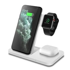 DCAE 15W Qi Fast Wireless Charger Dock Station for iPhone 14 13 12 11 XS XR X 8 Apple Watch 7 6 SE Airpods 3 Pro Charging Stand