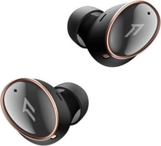 1MORE EVO Noise Canceling Earbuds ، Audiophile Headphones with Dual Drivers، Adaptive ANC، Bluetooth Headphones، HiFi Sound، LDAC، Hi-Res Audio، 6 Mics، 28H Playtime، Wireless Charging، Black