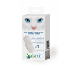 8 قطع اقراص للعناية بصحة الاسنان الخاص بمشربية H20 الاكترونية للقطط والكلاب