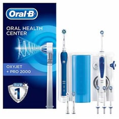  BJ15 | أورال بي نظام تنظيف أوكسي جيت 2000 + فرشاة أسنان قابلة للشحن للكبار
