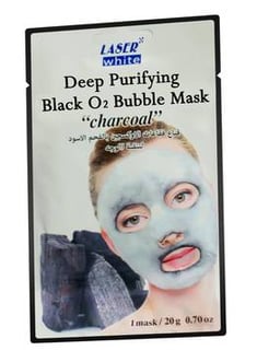 القناع الكوري -  فقاعات الاوكسجين بالفحم الأسود لتنقية الوجه