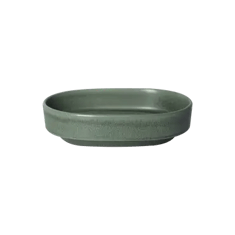 Loveramics 19cm Oval Bowl (L) (Matte Dark Green)-صحن تقديم