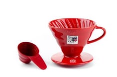 Hario dripper ceramic 02 Red - قمع سيراميك أحمر
