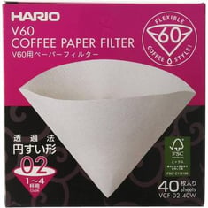 HARIO V60 filter 02-40p - فلاتر ترشيح