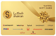 بطاقة مشتريات شكراً