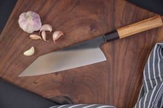 سكين كيريتسوكي 7.5 انش من الفولاذ الكربوني
