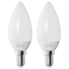 لمبة LED E14 250 lumen, ثريا/أبيض أوبال