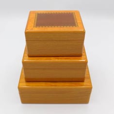 صناديق خشبية فاخرة - YELLOW