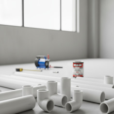 PVC pipes