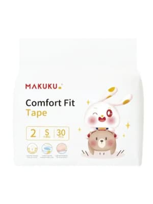 Baby Soft and Breathable Comfort Fit Diaper Tape, Small (30s)
