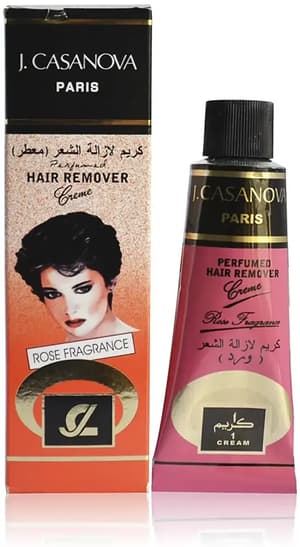 كازانوفا كريم لازالة الشعر معطر بالورد 60 مل