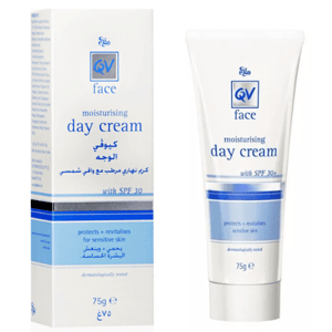 واقي الشمس للبشرة الحساسة من كيو في _30 SPF