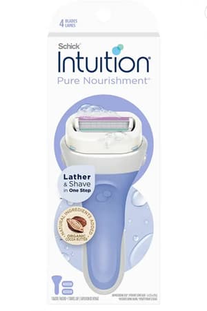 أداة الحلاقة النسائية بزبدة الكاكاو من شيك انتوشن intuition