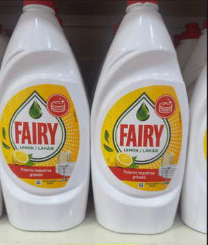 Fairy Plus Lemon Dishwashing Liquid Soap, 800 ml
