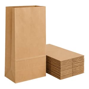اكياس ورق بني حجم رقم 7 عبوة (25حبة) 38*20 سم