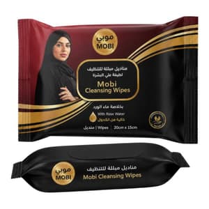 مناديل موبي لتنظيف العبايات عبوة 25 منديل