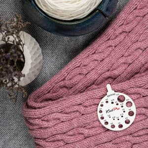 مسطرة قياس سنارات الكروشيه والتريكو من شركة نت برو الألمانية