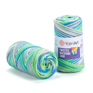 خيط مكرمية ملون Twisted Macrame 3mm VR شركة يارن ارت رقم  920