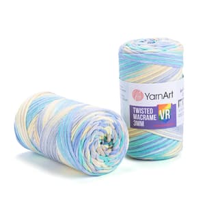 خيط مكرمية ملون Twisted Macrame 3mm VR شركة يارن ارت رقم  924