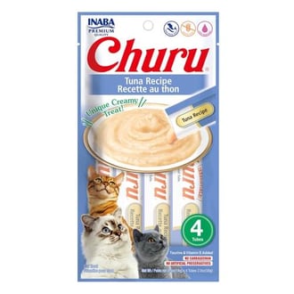 تشورو مكافآت كريمية بالتونا للقطط البالغة 14g x 4