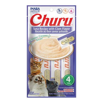 تشورو مكافآت كريمية بالمحار والتونا للقطط 14g x 4