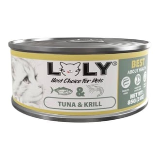 لولي كات طعام رطب معلبات بالتونة والربيان للقطط 85g