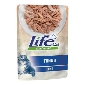 لايف كات طعام رطب ظروف بالتونة للقطط 70g