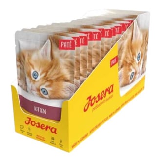جوسيرا طعام رطب مهروس بالدجاج والجزر مع زيت السالمون للقطط الصغيرة 85g