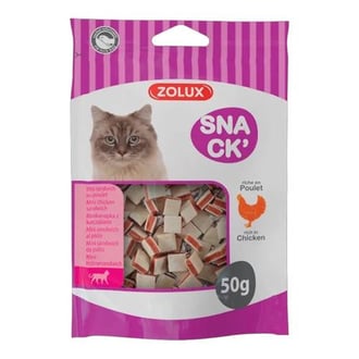 زولكس سناك مكافات ساندوتش بالدجاج للقطط 50g